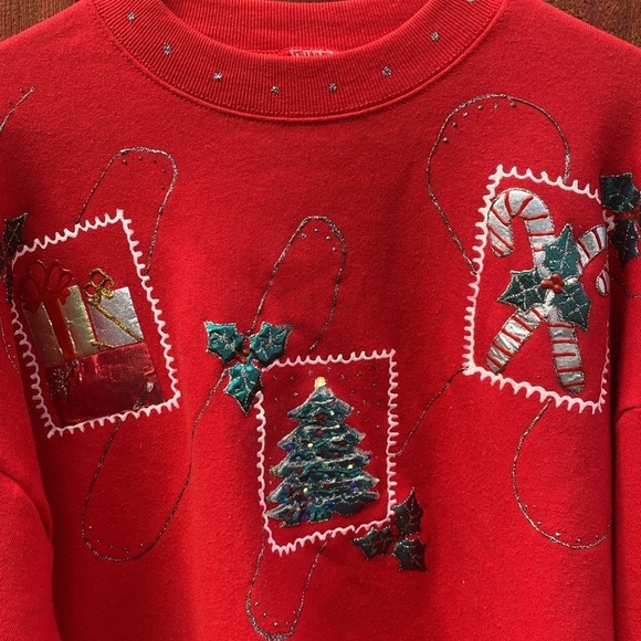 Fruit Of The Loom Christmas Sweater Size XL - Picture 2 of 6